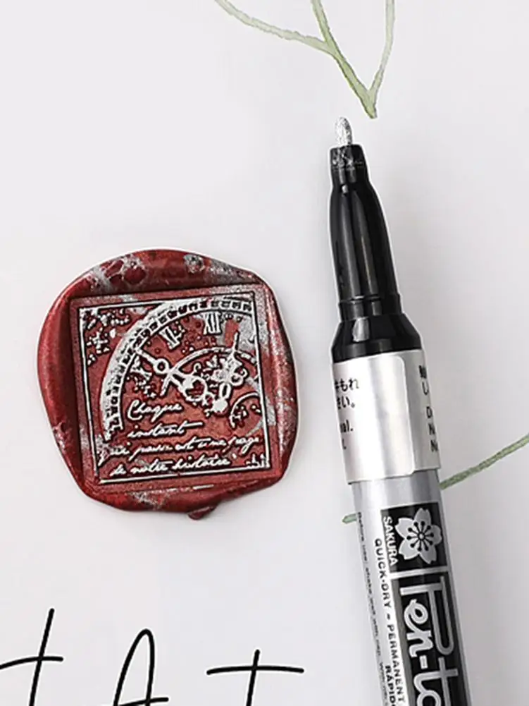 4 цвета ручка для воска штамп маркировка украшение восковое уплотнение