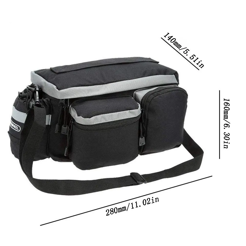 

Bicycle Luggage Pack Cycling Bicycle Rear Seat Storage Trunk Bag Bike Pannier Rack Waterproof Handbag Luggage bag