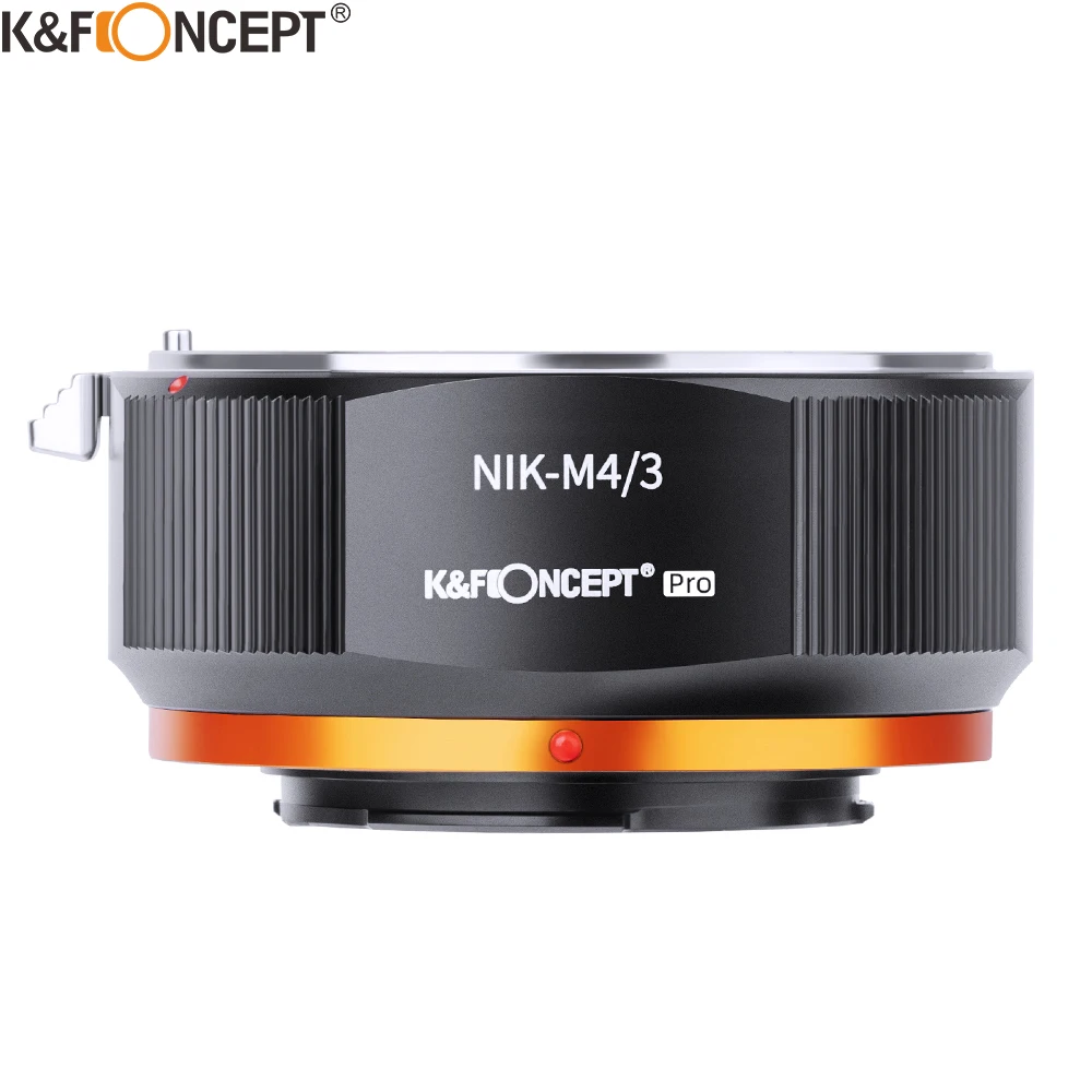 

K&F CONCEPT NIK-M43 Nikon AI F Lens to M43 MFT Mount Camera Adapter Ring for Nikon F Lens to Micro 4/3 Camera body