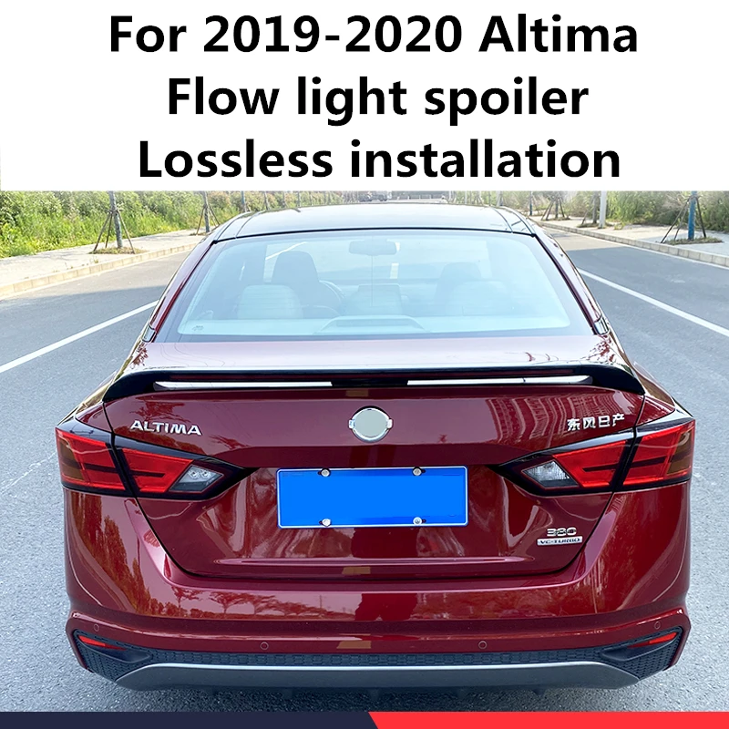 Для Nissan Teana/Altima спойлер 2019 2021 светильник потока Высокое качество Спойлер ABS