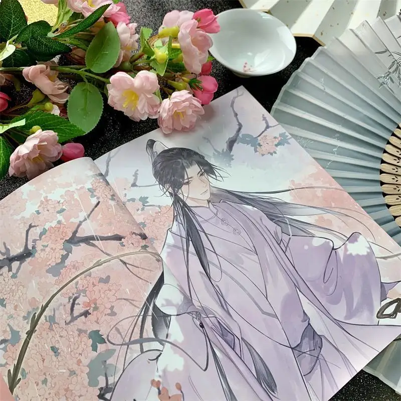 2Books/set Official Husky And His White Cat Shi Zun Original Novel Hai Tang Wei Yu Gong Gui Tu Chu Wanning Mo Ran Er Ha 2ha | Канцтовары