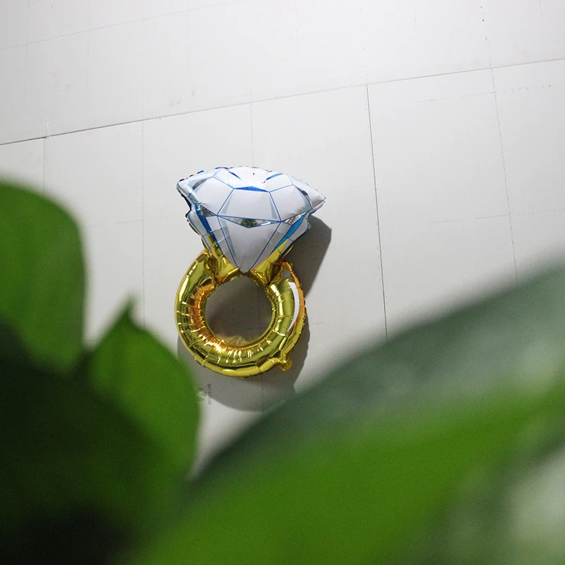 32 дюйма новый Алюминий пленки воздушный шар со стразами с большим бриллиантом