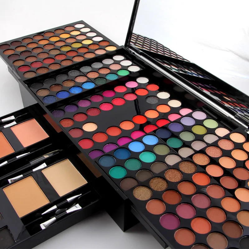 180/112/120/40 Colors Piano Box Eyeshadow Palette Brushes Long Lasting Waterproof Eyebrow Concealer Beauty Cosmetic Makeup Set | Красота и
