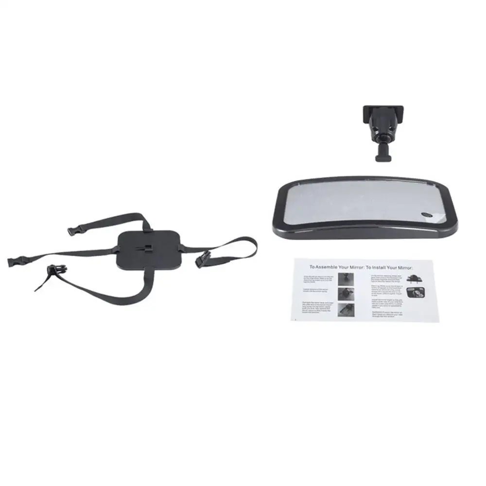 Детское автомобильное зеркало заднего вида черное заднее сиденье | Автомобили и