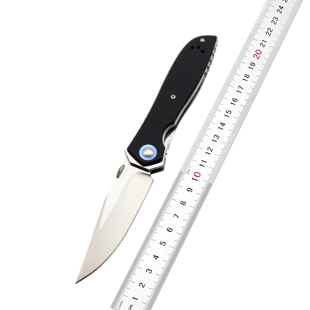 

High quality 0640 ball bearing folding knife CPM20CV blade G10 handle outdoor camping hunting fruit knife EDC tool