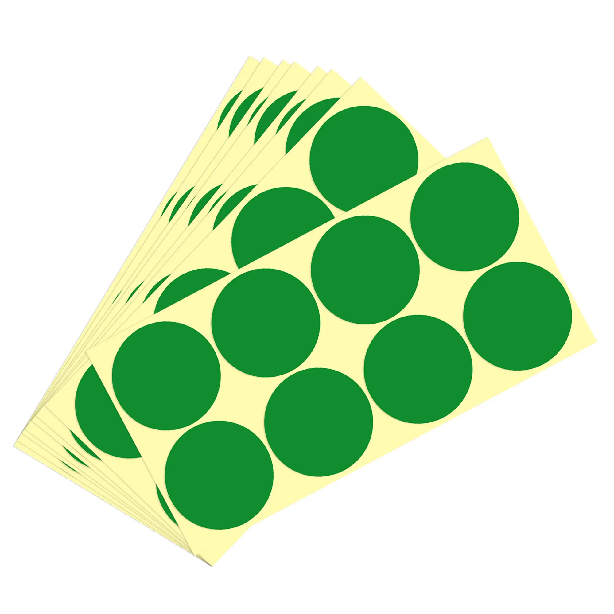 

Uxcell Color Sticker Round Label 50mm for Office Marker Green Pack of 120