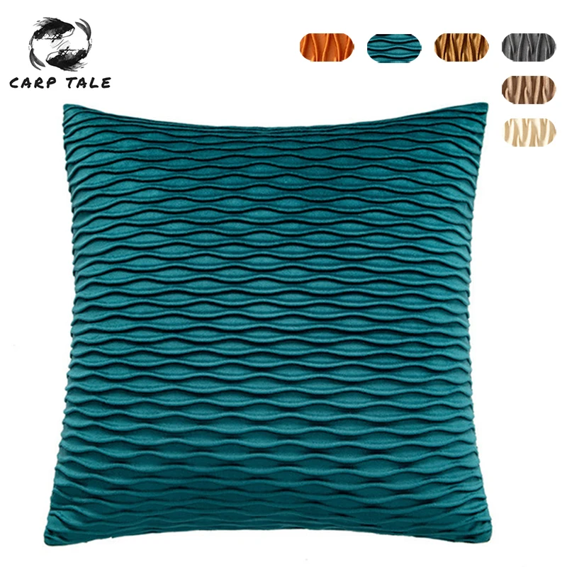 

Modern Pillowcase Solid Color Velvet Cushion Cover For Sofa Car Room Home Decor 45*45cm Pillow Cover Decorative Throw Pillow