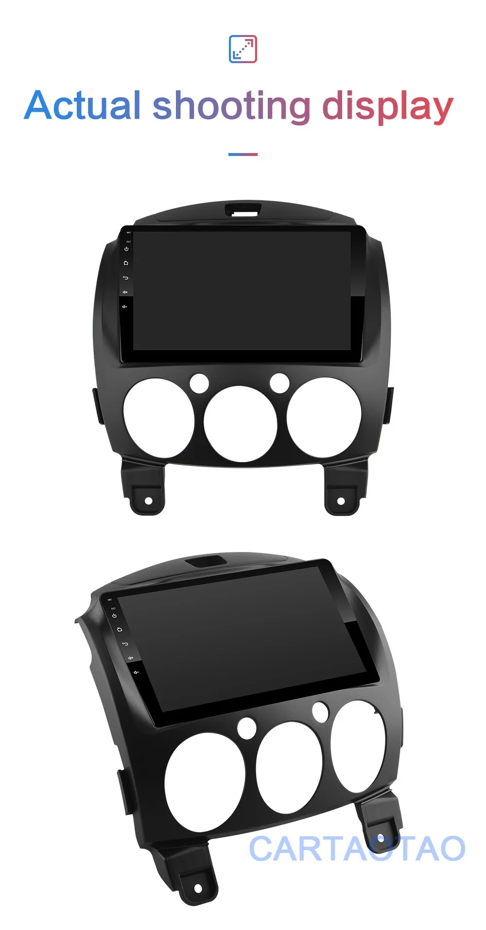 2G+ 32G " Android 8,1 GO автомобильный Радио dvd-плеер для MAZDA 2/Jinxiang/DE/третьего поколения 2007- 2Din радио gps навигация WiFi