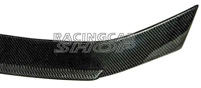 C стиль Настоящее углеродное волокно Задняя накладка на Багажник крыло губ