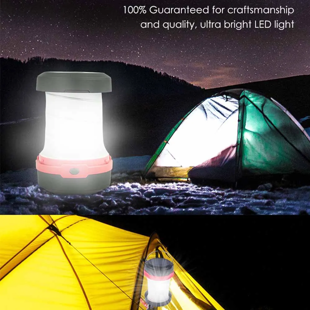 

Outdoor Solar Camping Light Fishing Night Road Portable USB Charging Folding Hanging Portable LED Retractable Tent Light