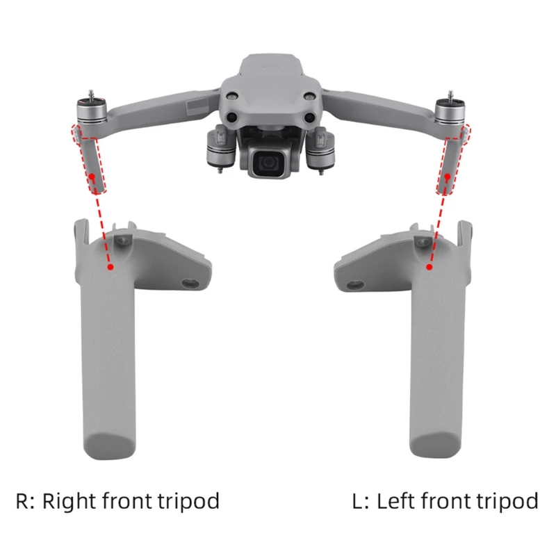 Drone Landing Gear Front Leg Compatible with DJI-Mavic AIR 2S Left Right Front Arm Tripod Repair Spare Parts Accessories