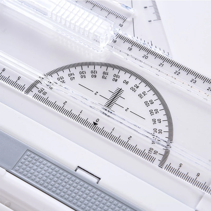 

2021 1PC Architect A3 Drafting Drawing Board Ruler Table Adjustable Angle Tool Set Measuring Gauging Tools Plotters Protractor