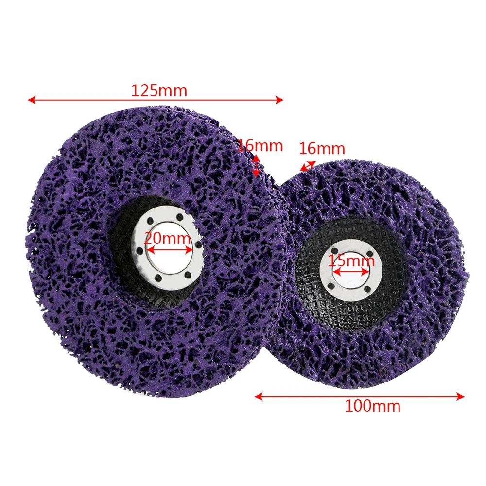 

NICEYARD For Dremel Accessories 125mm/100mm Rust Remover Sanding Disc Abrasive Disc Grinding Wheels Paint Clearing