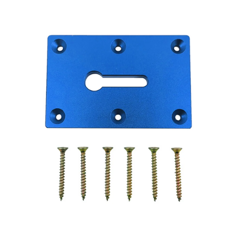 

Woodworking Table Fixture Fixing Plate Clamp Installation Woodworking Tool with Screws new