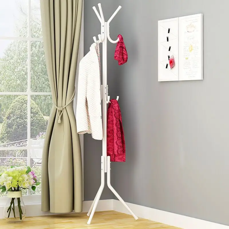 

Coat Stand 9/12 Hooks Metal Assembled Hangers Hat Coat Display Standing Rack Clothes Hanger Bedroom Clothing Organizer Furniture