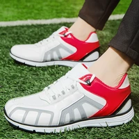men professional golf shoes sport shoes waterproof male athletic spiked golf shoes sneaker man walking boot