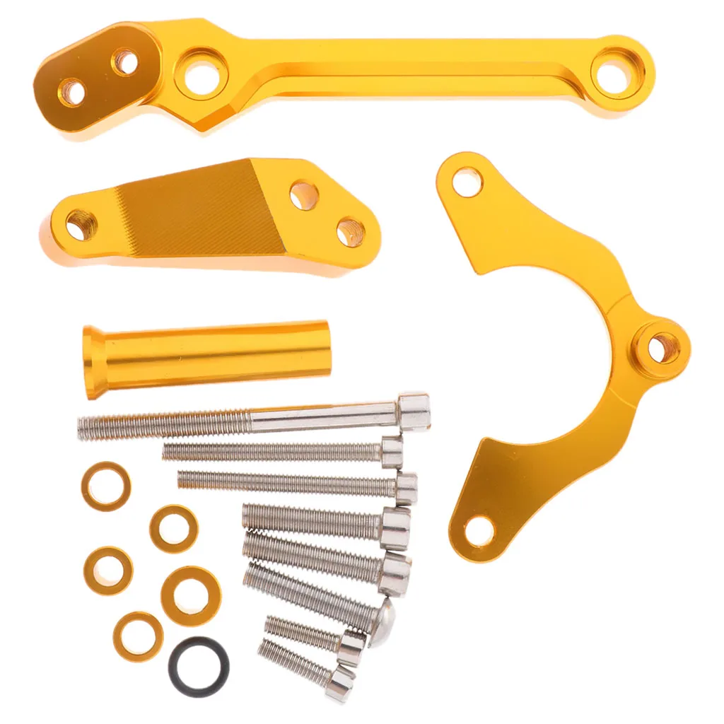 

Steering Damper Stabilizer Buffer Control Bar with Mounting Bracket Kit for Kawasaki Z900 2017-2018