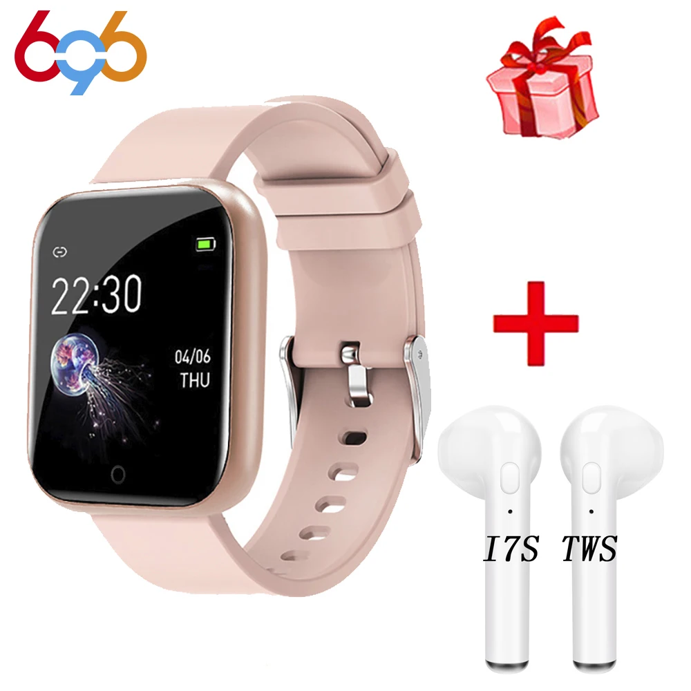 

I5 Women Waterproof Smart Watch P70 P68 Blue Tooth Smartwatch For Apple&Xiaomi Phone Heart Rate Monitor Fitness Tracker D20 Y68