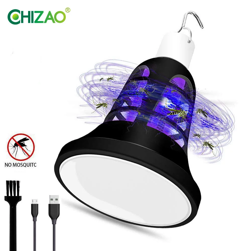 Светодиодная лампа CHIZAO для уничтожения насекомых E26 E27 USB 220 В 110 В|Лампа от