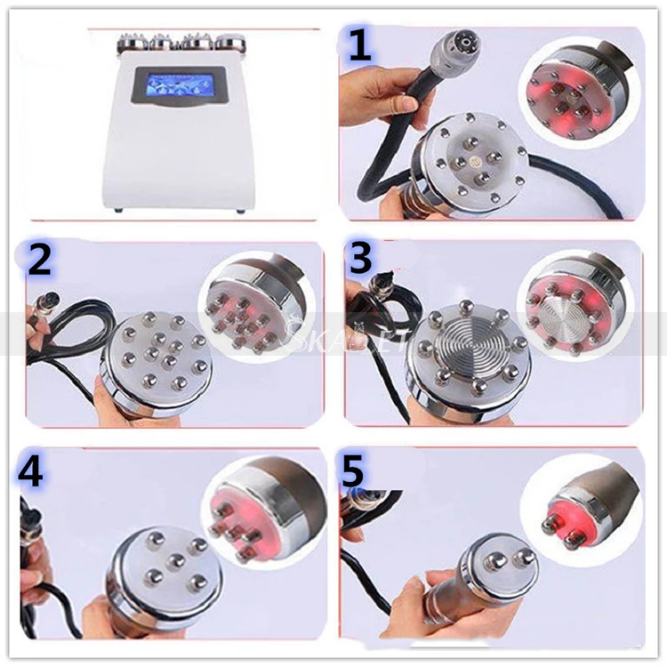 

Portable 5 IN 1 RF Fat Lipolaser 40K Cavitation Body Slimming Machine