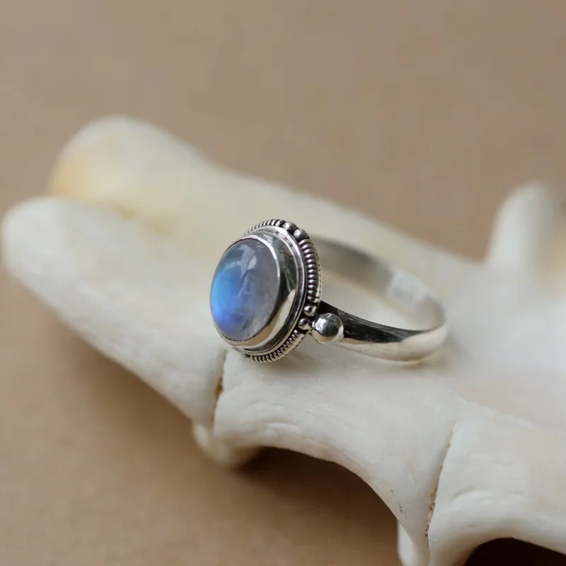 Кольцо с лунным камнем ручной работы из серебра 925 пробы|moonstone ring|ring ringsilver moonstone ring