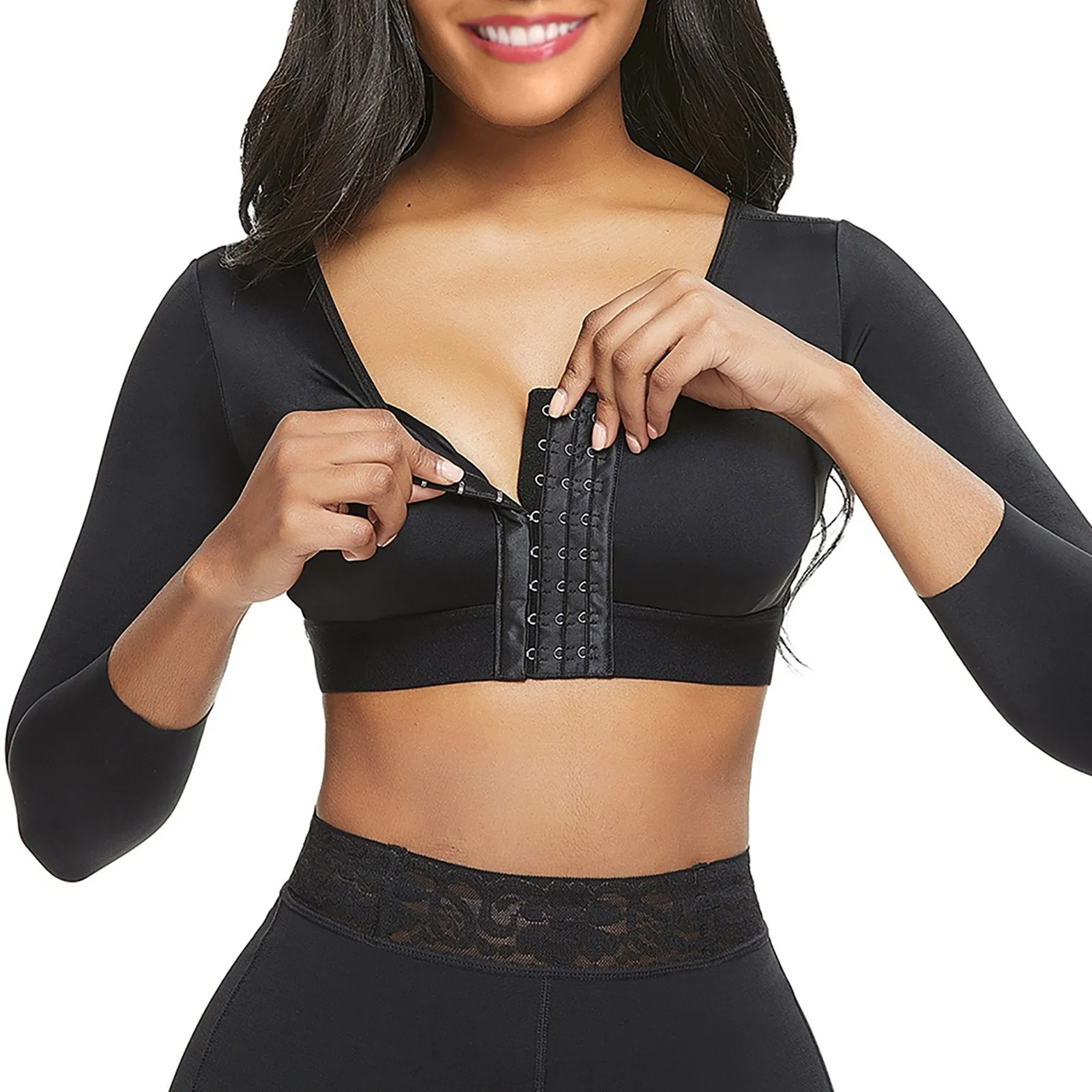 

2021 Women Bra Panties Set Push Up Sports Bra Set Female Gathering Without Steel ring Running Sports Adjustable Underwear 5