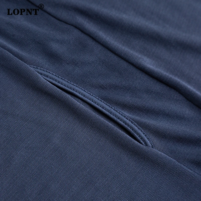 LOPNT Pure Silk Seamless Men’s Underpants Mid Waist Ventilate Antibacterial Boxers Panties Male Soft Smooth Comfort Underwear