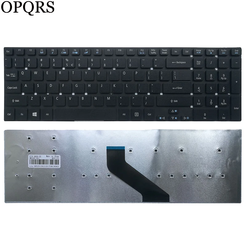 US клавиатура для ноутбука Acer Aspire E5-511 E5-511-P9Y3 E5-511G E5-571G E1-511P E5-521G E5-571PG E5-571 ES1-512 ES1-711 | - Фото №1