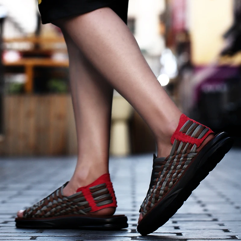 Мужские и женские сандалии VRYHEID Летние Повседневные Дышащие пляжные ручной