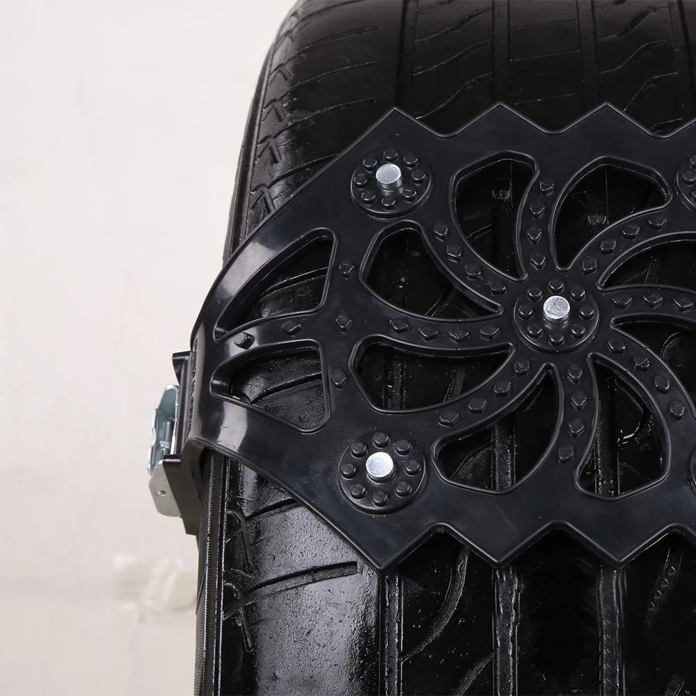

4PCS Anti-Skip Belt Auto Tire Snow Chains Safe Driving TPU For Snow Ice Sand Muddy Offroad For Most Car SUV VAN Wheel