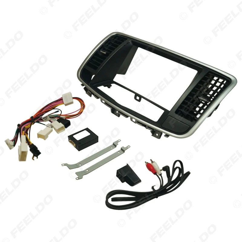Автомобильная рама FEELDO 2Din адаптер и жгут проводов аудио с коробкой Canbus для Nissan Teana