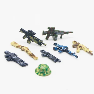 Набор оружия, военный Камуфляжный пистолет WW2 Army MOC, классические аксессуары, спецназ, серия деталей для сцены, детские игрушки