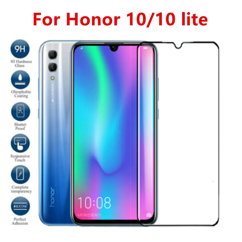 Защитное стекло для huawei honor 10 lite 8x закаленное 9i 8a 20 20S play защитная пленка на весь