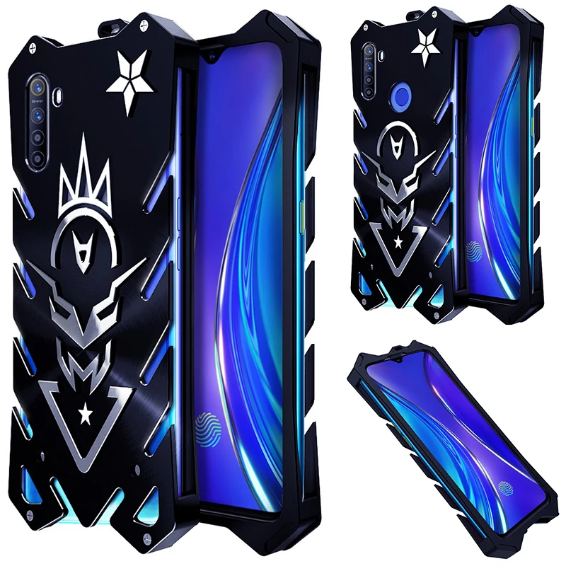 Чехол Realme XT X2 5 3 Pro X Lite Zimon авиационный алюминиевый металлический чехол с сильной