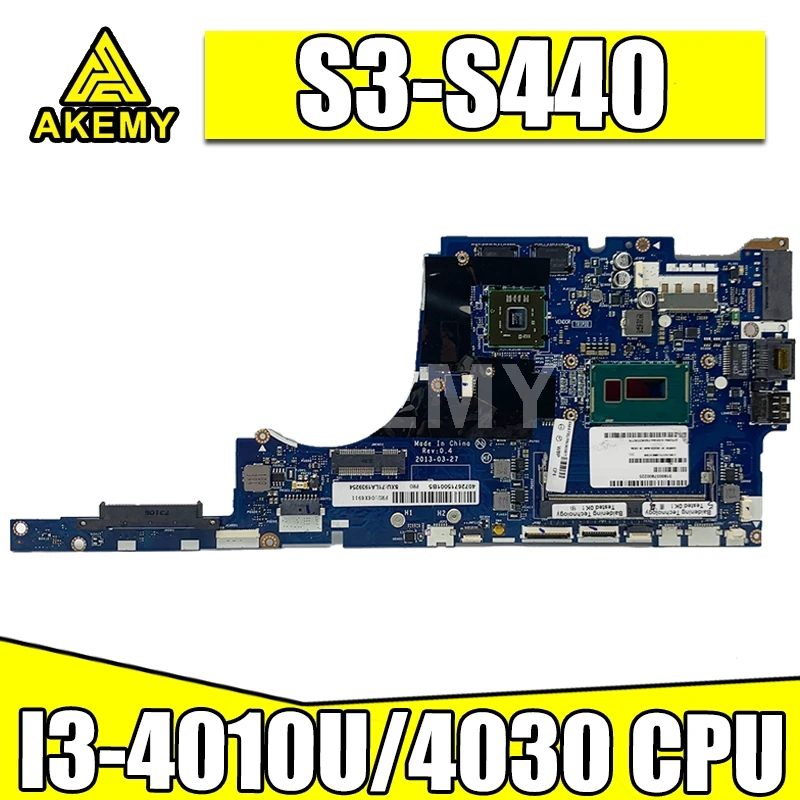 LA 9761P материнская плата для ноутбука Lenovo S3 S440 оригинальная I3 4010U/4030u|Материнские