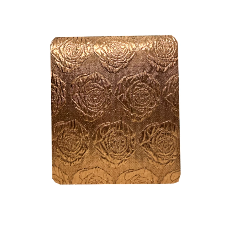 

Three-dimensional bronze rose gold silk yarn-dyed jacquard suit jacket fabric, sewing fabric factory shop is not out of stock