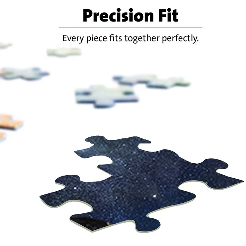 

1000 Piece Building Block Puzzle Set Adult And Child Space Puzzle Fun Fact 75X50CM Environmental Assemble Toy Educational Games