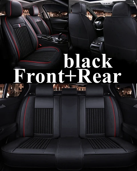 black standard Чехол на сиденье автомобиля для Toyota corolla rav4 Auris chr yaris Camry avensis Honda Fit Civic Accord Suzuki Swift sx4 Fiat Punto BRAVO - Название цвета: black standard