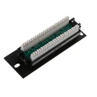 6 портов CAT5 CAT5E Соединительная Панель RJ45 сетевое настенное крепление стойка монтажный кронштейн