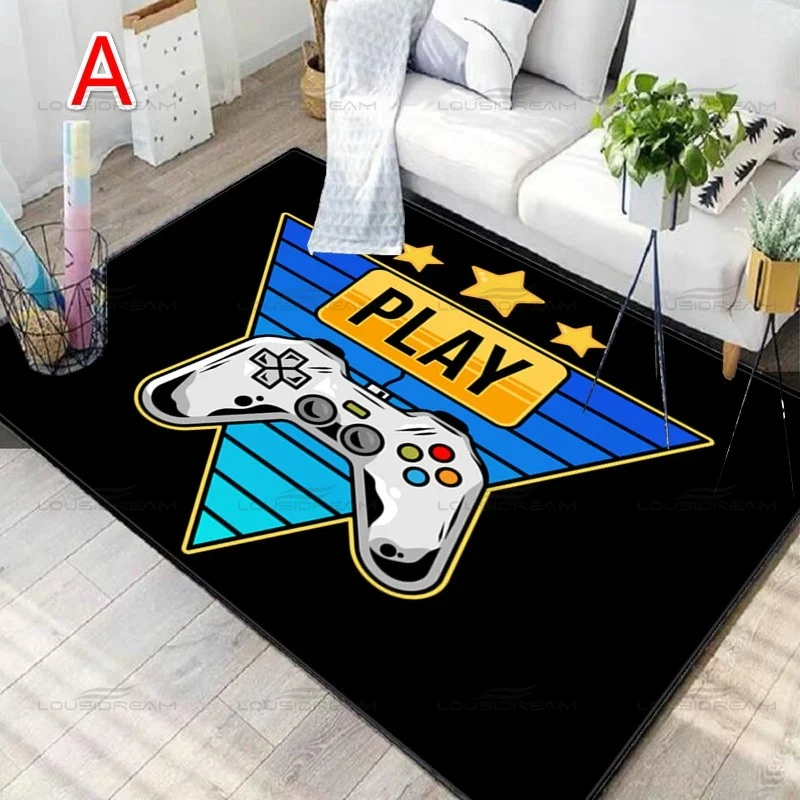 

Game Lovers Game Controller Carpet Game Area Carpet Modern Home Living Room Floor Mat Bedroom Rug