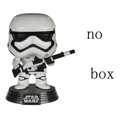 FirstOrder no box Звездные войны порг и первый заказ и боевой штурмовой танк Trooper 10 см Viny Модель Фигурки игрушки - Цвет: FirstOrder no box
