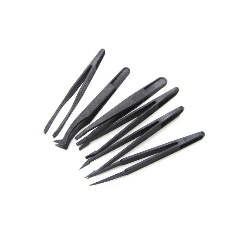 Металлические антистатические щипцы с прямым наконечником 6 моделей точная