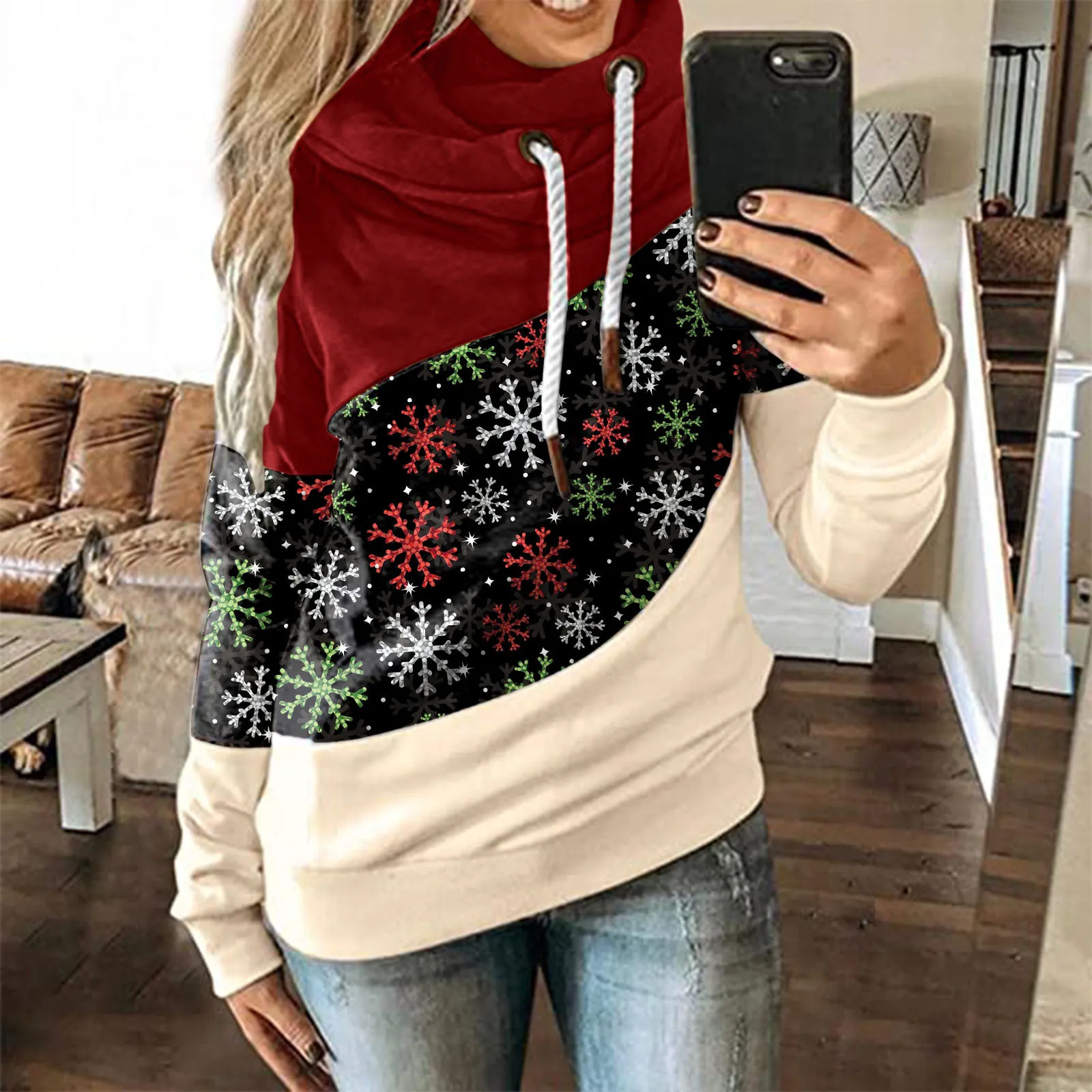

Trendyland Women's Winter Hoodies Fashion Color Long-sleeved Sweatshirt Basic Girls Casual Pullover Hoodies Dropshipping