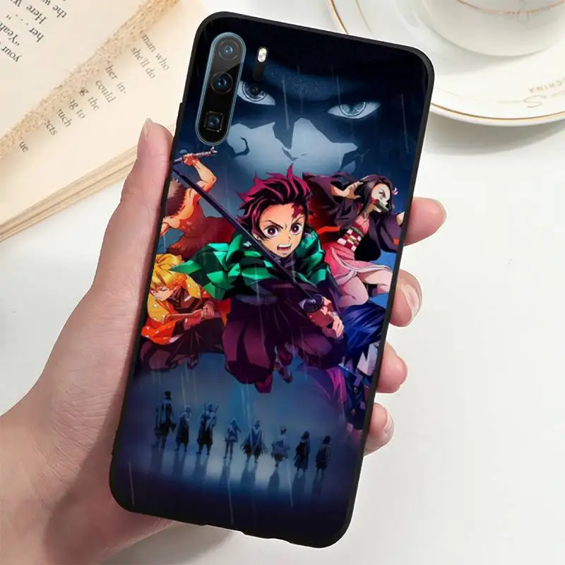 

Demon Slayer Anime Funda Phone Case For Huawei P20 P30 P40 lite Pro P Smart 2019 Mate 10 20 Lite Pro Nova 5t