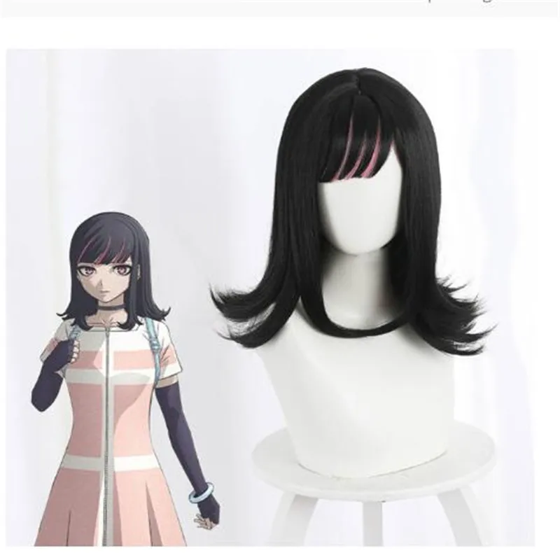 

Anime Akudama Drive Cosplay Costume Swindler Role Play Wig Women Pink Ordinary Person Costume Halloween Carnival Dress Full Set