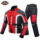 Мужская мотоциклетная куртка Духан, комплект из куртки и брюк для мотокросса, с защитой из ЭВА