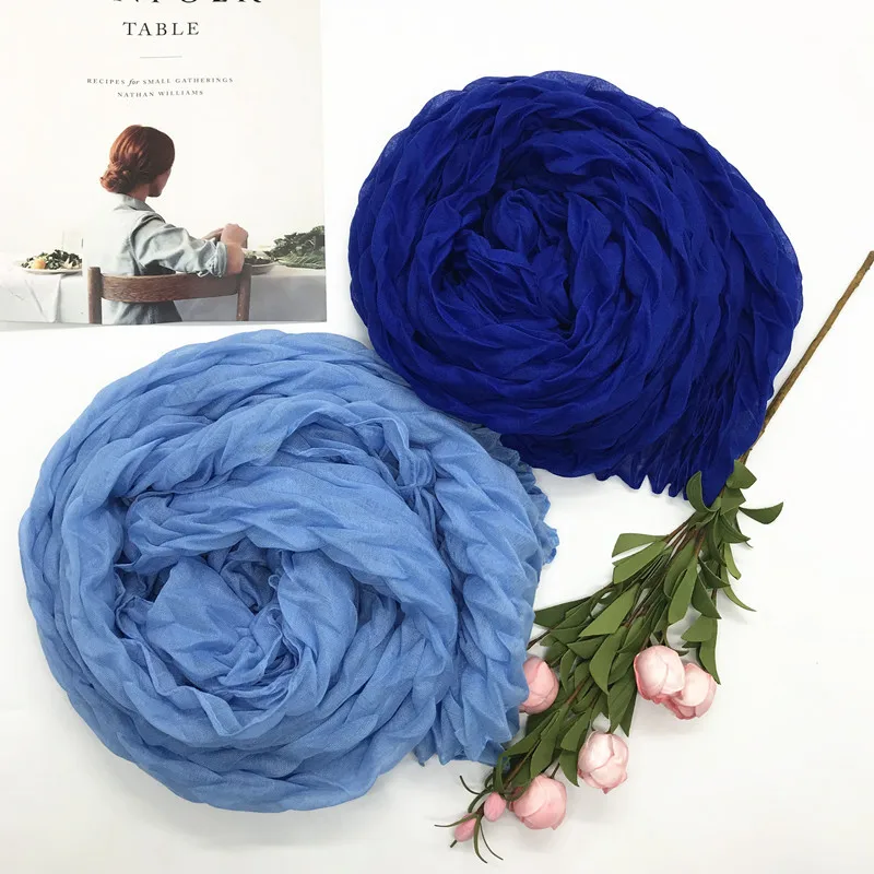 2020 Новый мусульманский рябь хлопок хиджаб тюрбан шарф женские шали и накидки