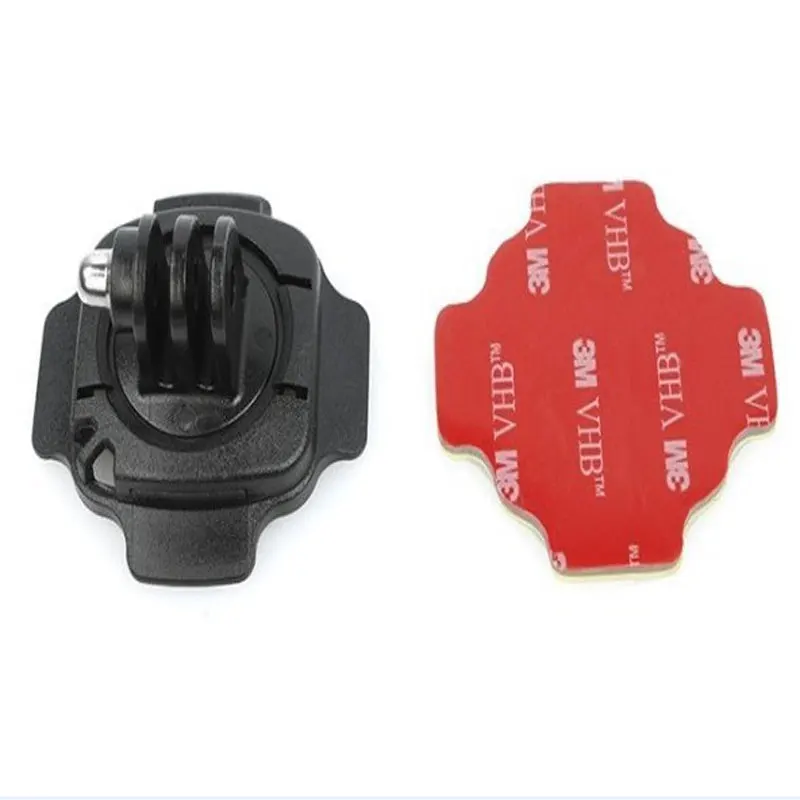 360 поворотное клейкое основание для крепления на мотоциклетный шлем GoPro 9 8 7 6 5 Session
