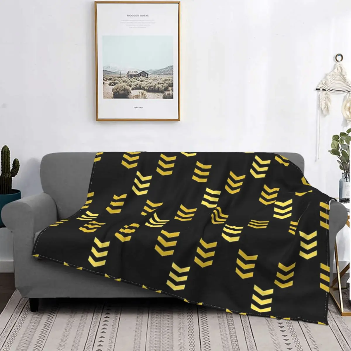 

Manta Huffle de tejón, cubrecamas de color negro y amarillo, edredones a cuadros, cubiertas de cama, manta de lana, alfombra de