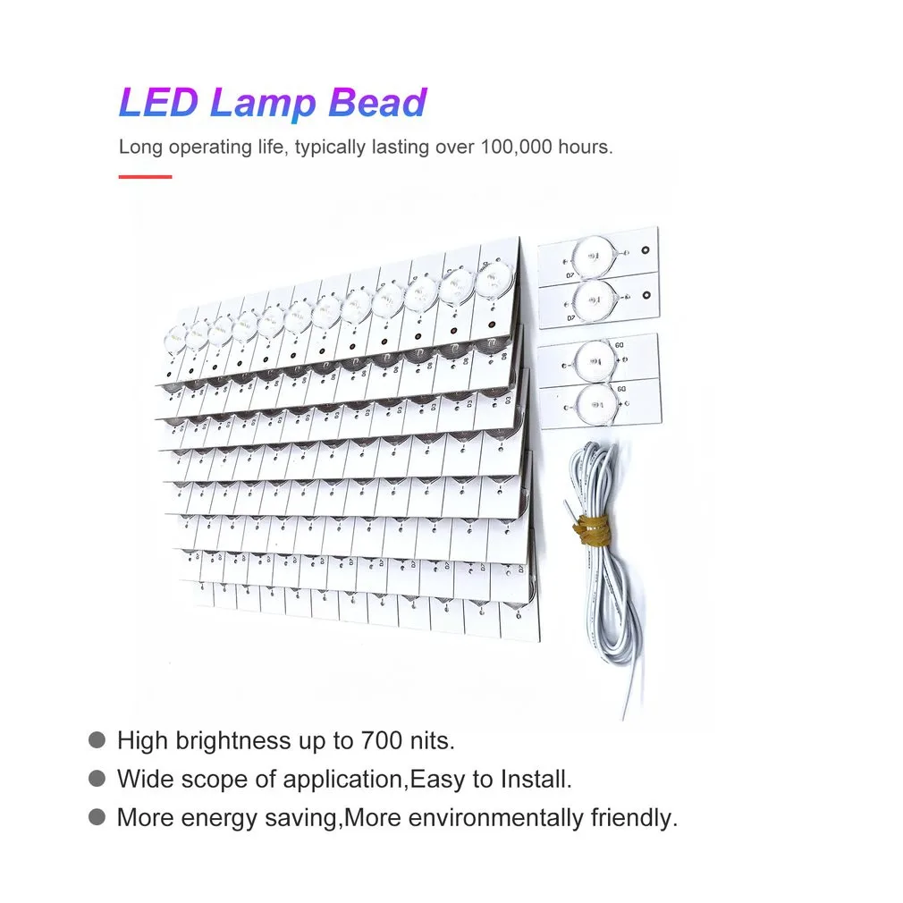 

High Brightness SMD Lamp Beads With Optical Lens Fliter For LED TV Repair